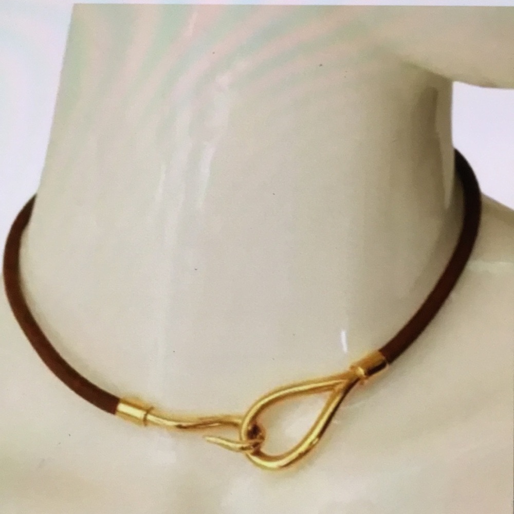 Hermes double wrap bracelet or choker